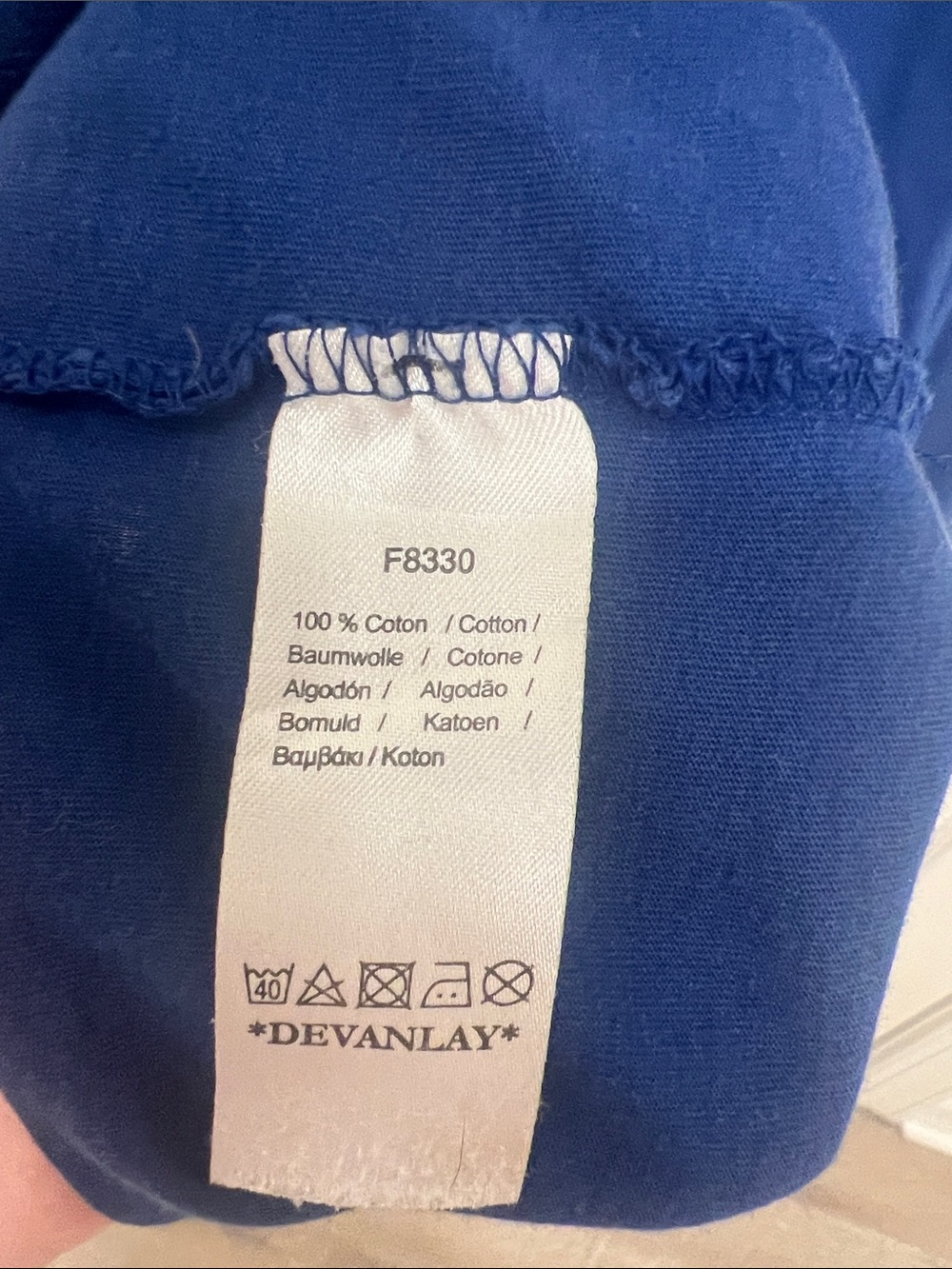 Lacoste V-Neck Tee - Picture 3 of 3